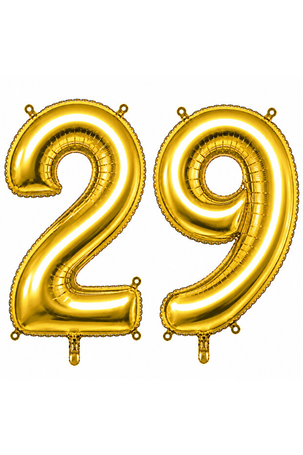 29 بالون فويلو ذهبي اللون (36 سم)
