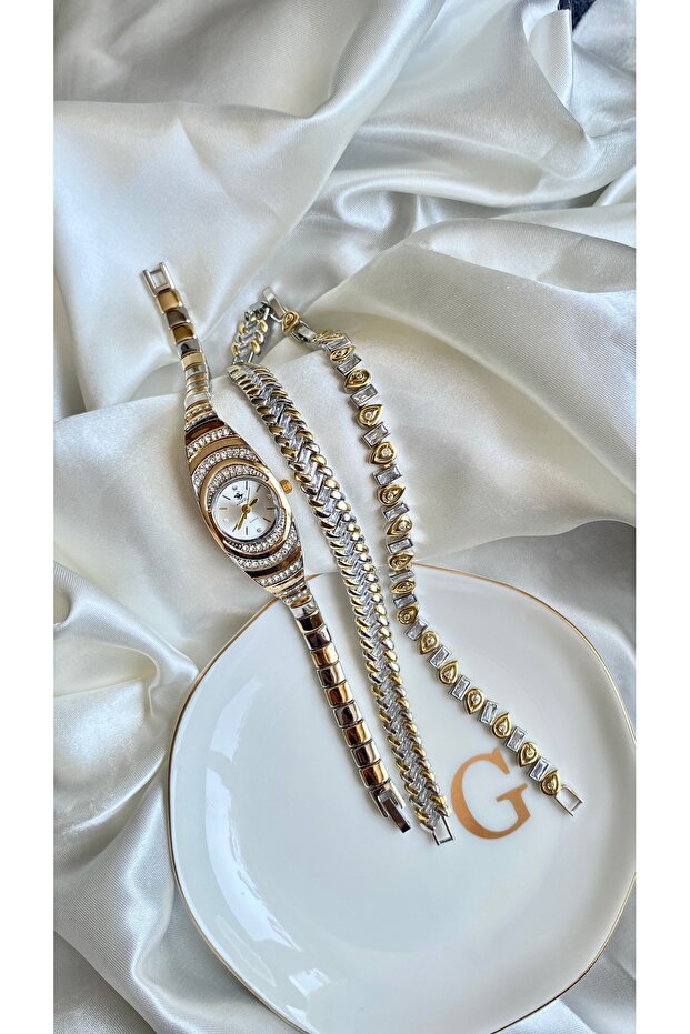 Steel Vip Watch Bracelet Set