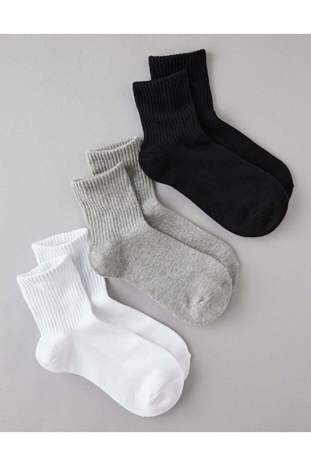 AE Boyfriend Socks 3-Pack