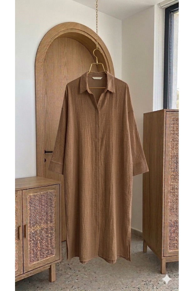 Muslin Shirt Dress