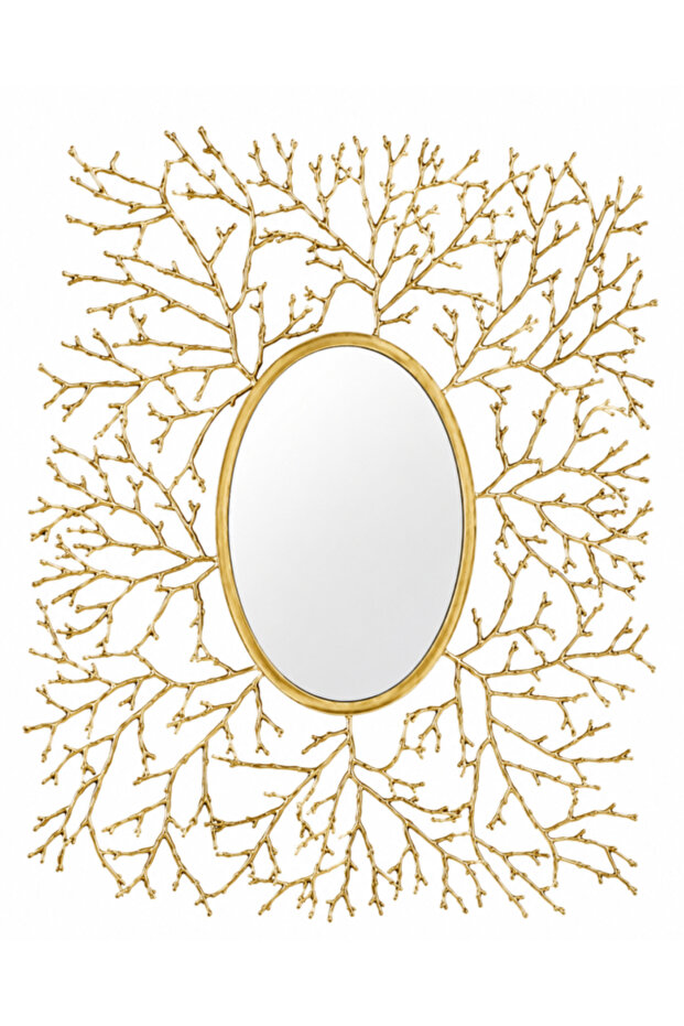 Branchscape Gold Framed mirror