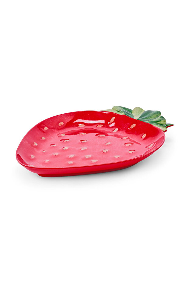 Serving Plate, Melamine, Strawberry - 3