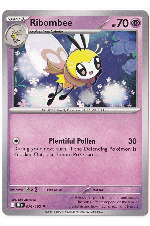 Ribombee 076/162 - Temporal Forces - Kart (Mint)