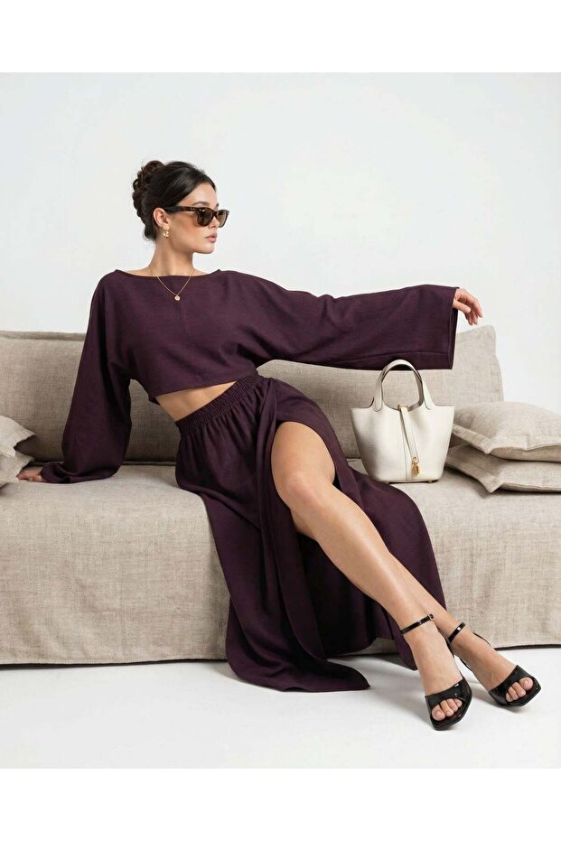 Selya Double Set Claret Red - 2