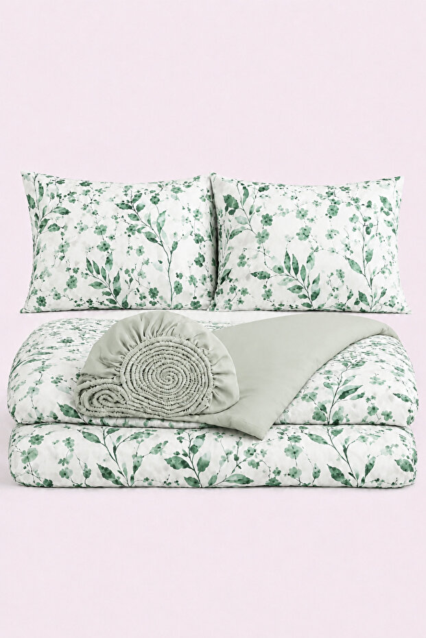 Elastic Sheet Duvet Cover Set Double Size Outlt Slbyçğl