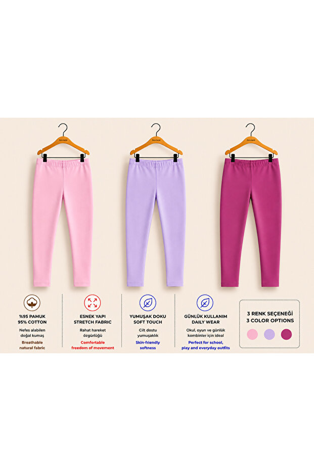 Girl's Cotton Tights