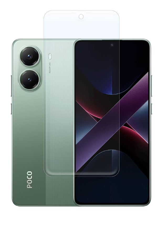 واقي شاشة نانو لامع عالي الدقة متوافق مع هاتف Xiaomi Poco X7 Pro، حماية مرنة ضد الكسر 9H