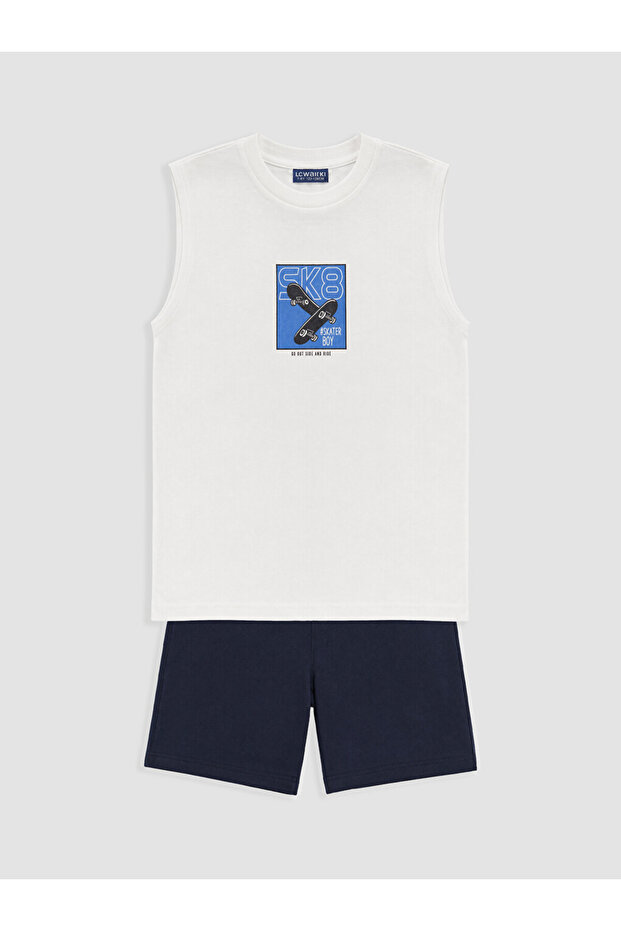 Sparkling Choices from Shining Store Printed Boy's Shorts Set