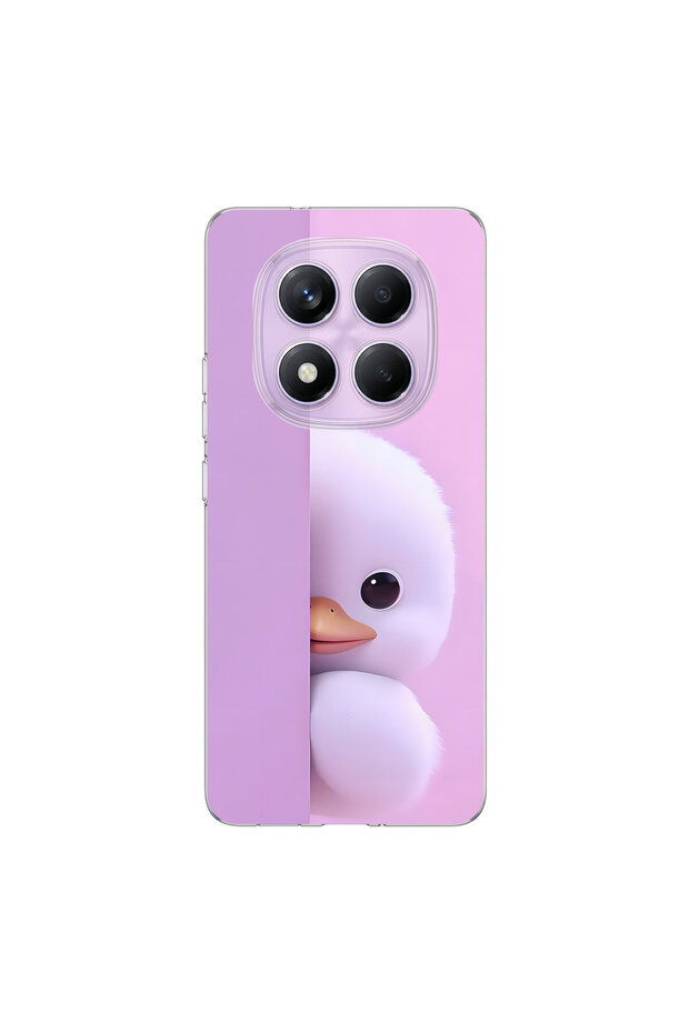Redmi Note 14 Pro Compatible Plush 3 Design Transparent Case