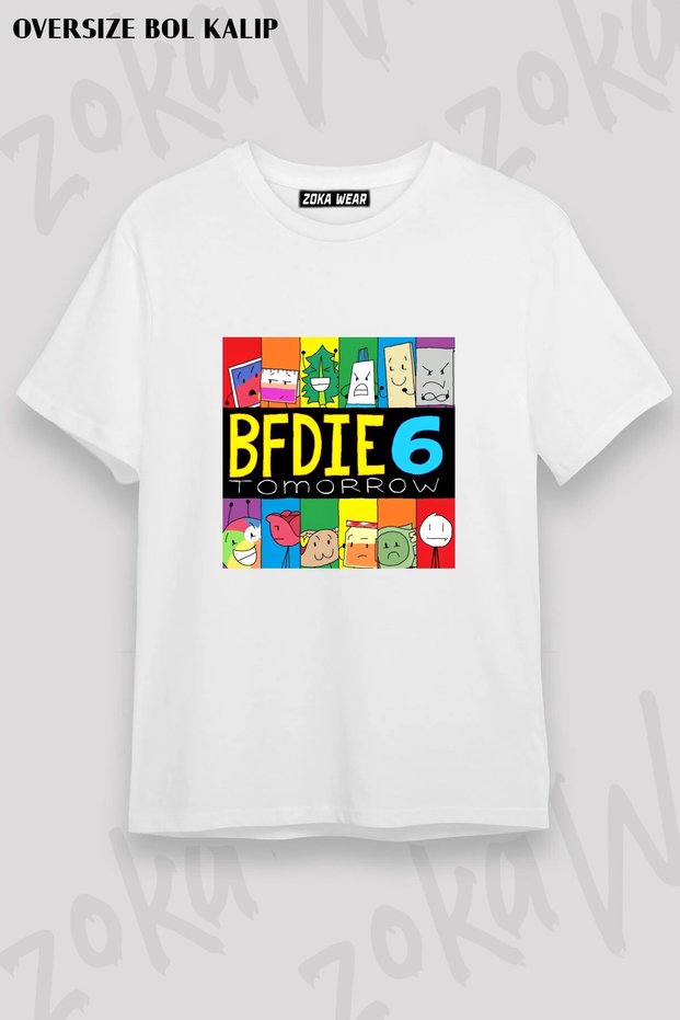 Unisex Loose Fit Bfdi V5 Printed T-Shirt