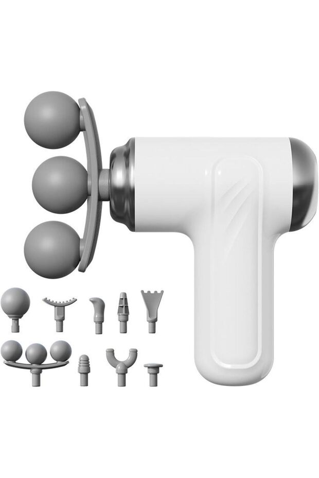 Fascial Massager Deep Tissue Percussion Massager for Muscle Pain Relief, 9 Interchangeable Heads