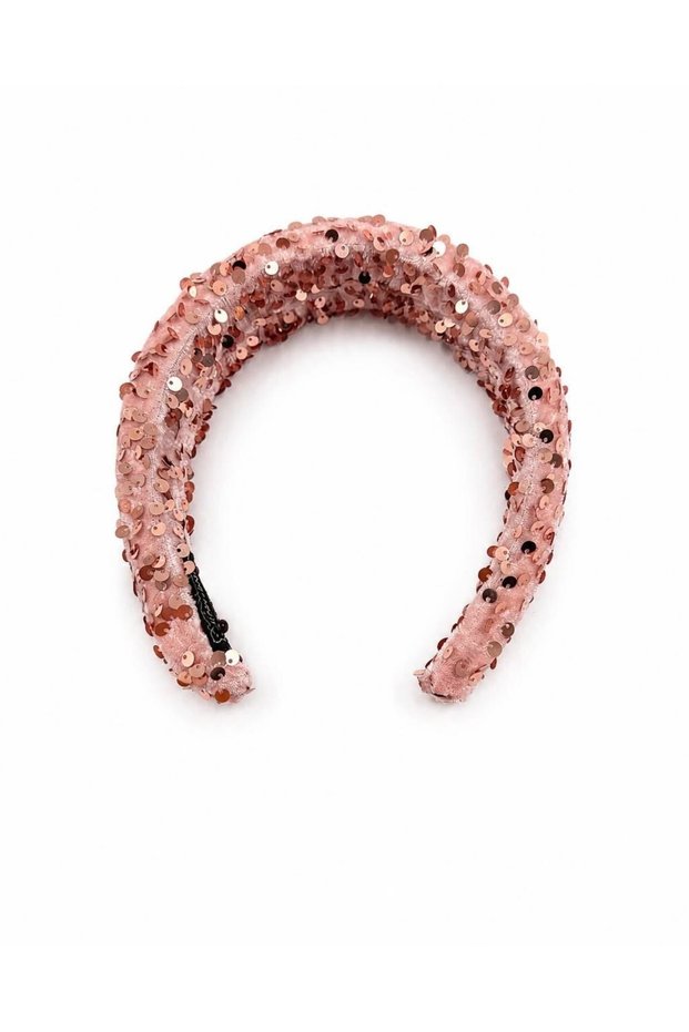 Sequin Embroidered Padded Crown
