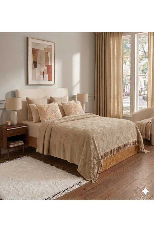 غطاء سرير من القطن بتصميم ياشام بيكيه