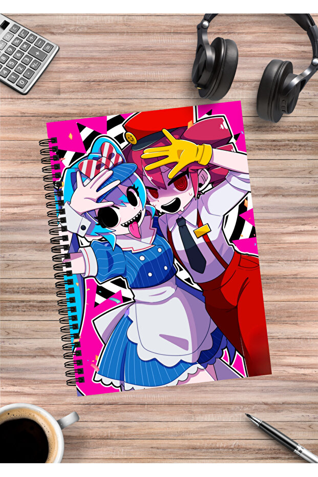 Kasane Teto Hatsune Miku Neru Anime Spiral Notebook A5 (50 Sheets)