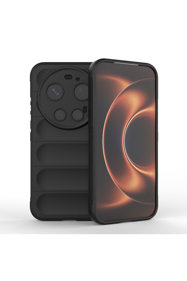 Xiaomi 17 Ultra Compatible Case with Camera Protection Embossed Soft Colorful Silicone Cover Matte Feel Inside Velvet Matte Cover