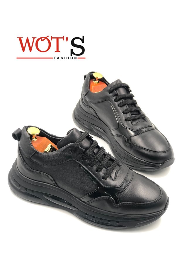 Wots Genuine Leather Men's Sports Shoes