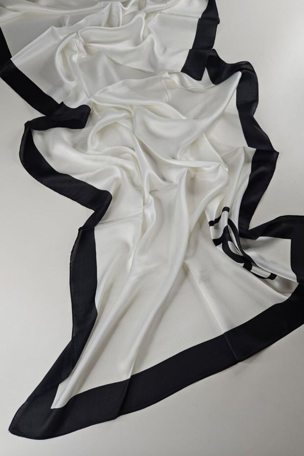 Simple Plain Pattern Voile Silk Shawl Accessory Shoulder Shawl Foulard