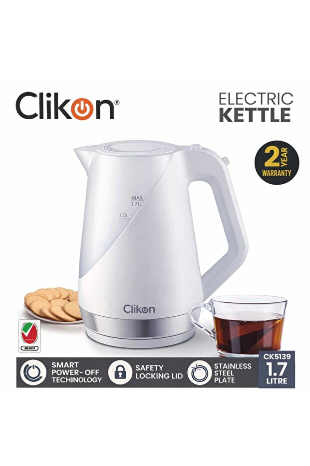 Electric Kettle 1.7L Stainless Steel Fast Boiling Kettle