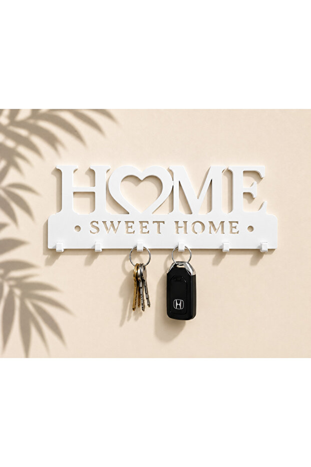 Home Sweet Home Key Holder – 3D Printing Wall-Mounted Key Organizer 25X10 cm