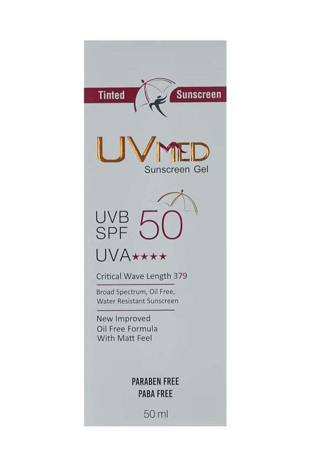 Uvmed Sunscreen Gel Spf 50 50Ml