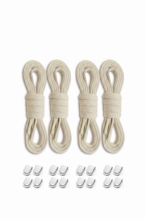 90 cm Metal Clip Elastic Laces | 4 Pairs