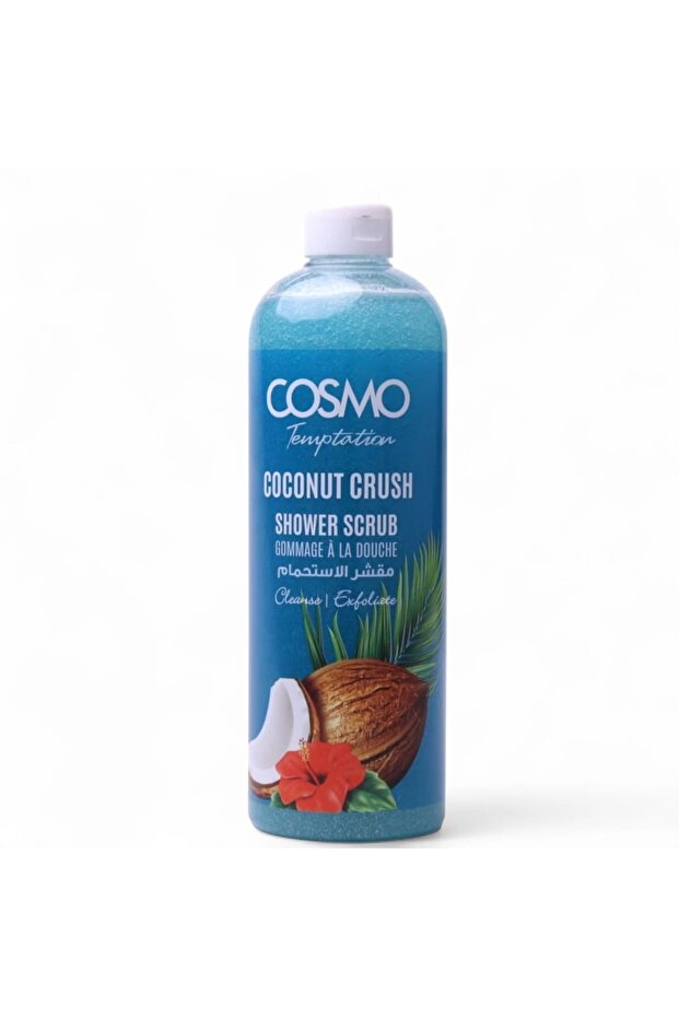 Temptation Coconut Crush Shower Scrub 1000ml, With All-natural Coconut Extracts