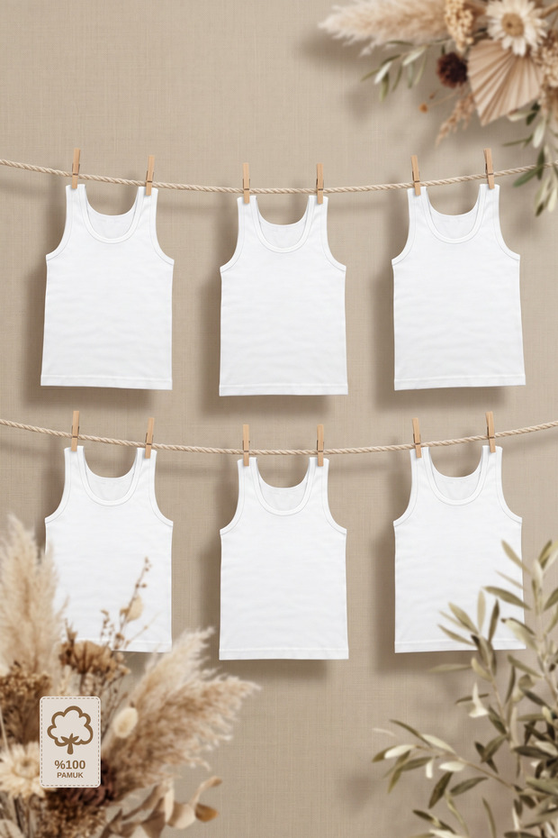 - 6-Piece Boys' Athletic Set | 100% Cotton