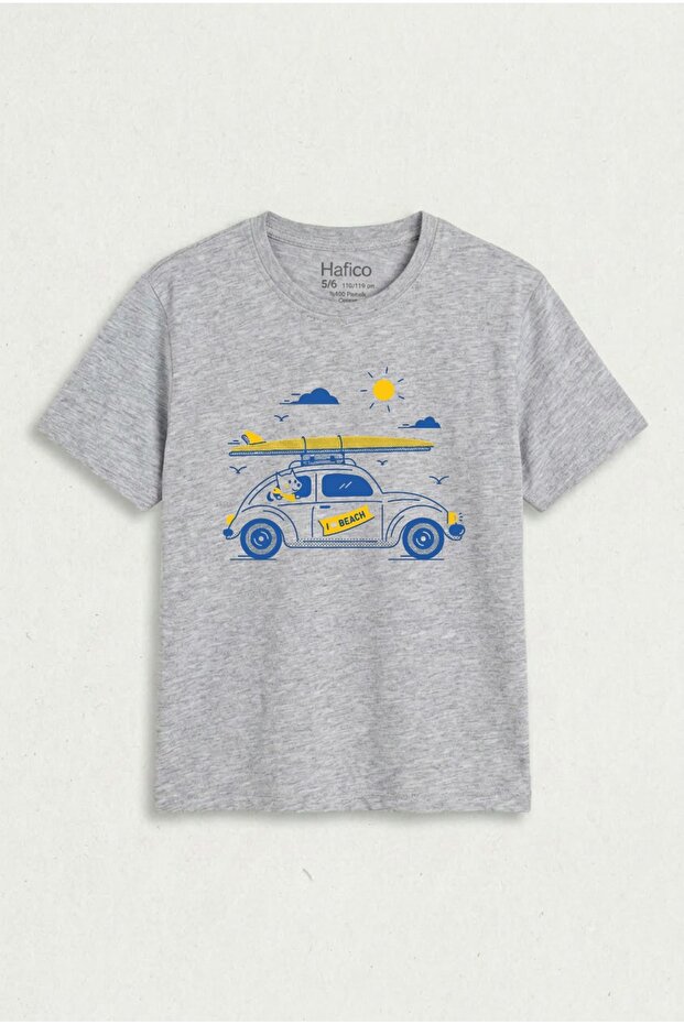 Boy/Girl Vosvos Car Printed T-Shirt