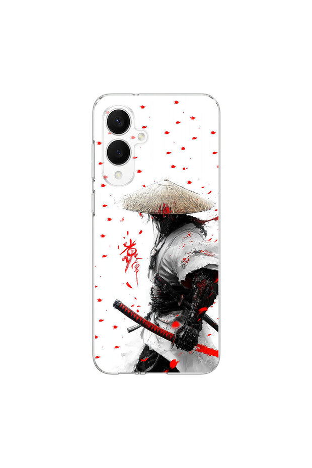 Samsung Galaxy S25 Edge Compatible Samurai 1 Design Transparent Case