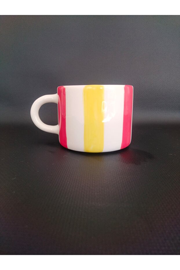 Striped Handmade Ceramic Mug