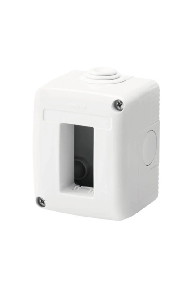 Gewiss 1-module IP44 device support box, surface mounting, gray