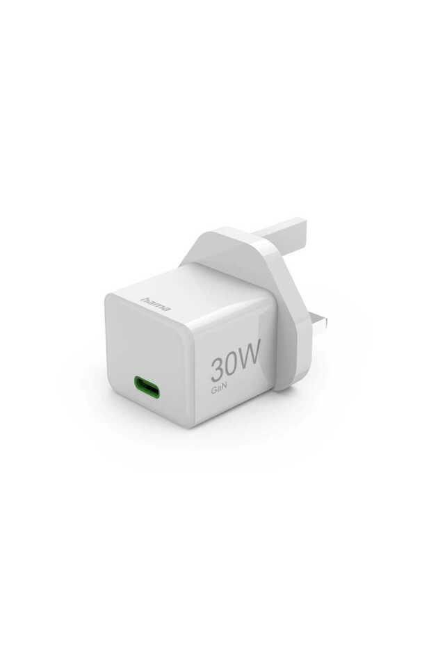 30W PD GaN USB Charger, White, 201947