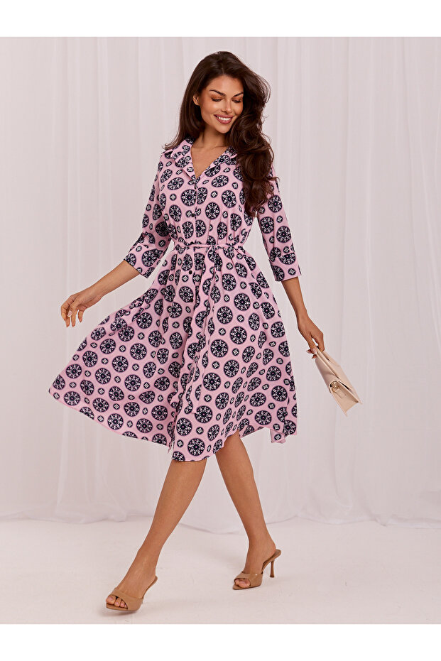 Rochie Dama Roz - 5