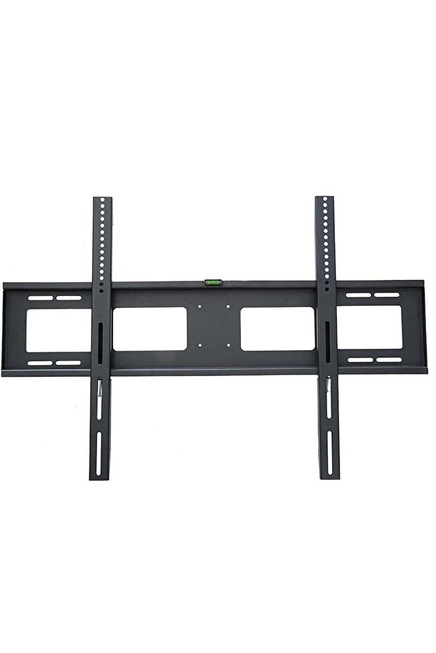 Fixed TV Wall Mount Bracket with Spirit Level and Anti-Drop Baffle for 60-100 Inch TVs