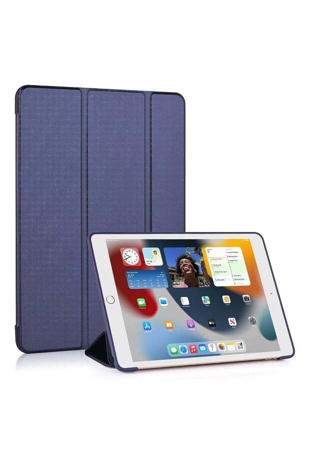 Smart Case with Pencil Holder Foldable Stand For iPad 10.5 Inch Generation 2021/2020 / 2019, Blue