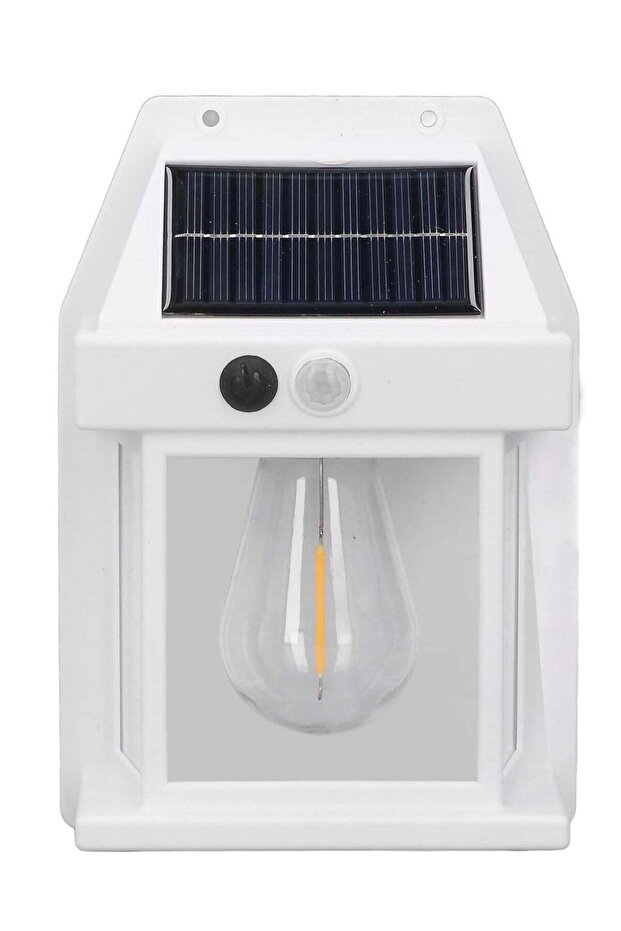 Solar Tungsten Wall Light, High Temperature Resistant 3 Modes Exterior Lighting Fixtures ABS Easy to Install with Screws for Yards