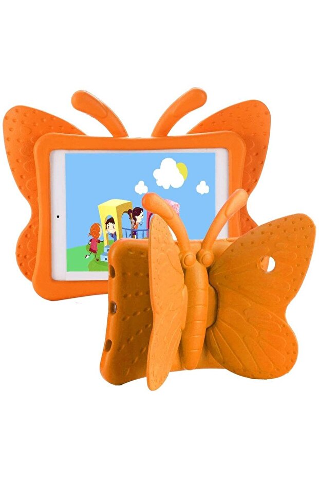 iPad case for Kids, 3D Cartoon Butterfly Non-Toxic EVA Light Weight Kid Proof Shockproof case