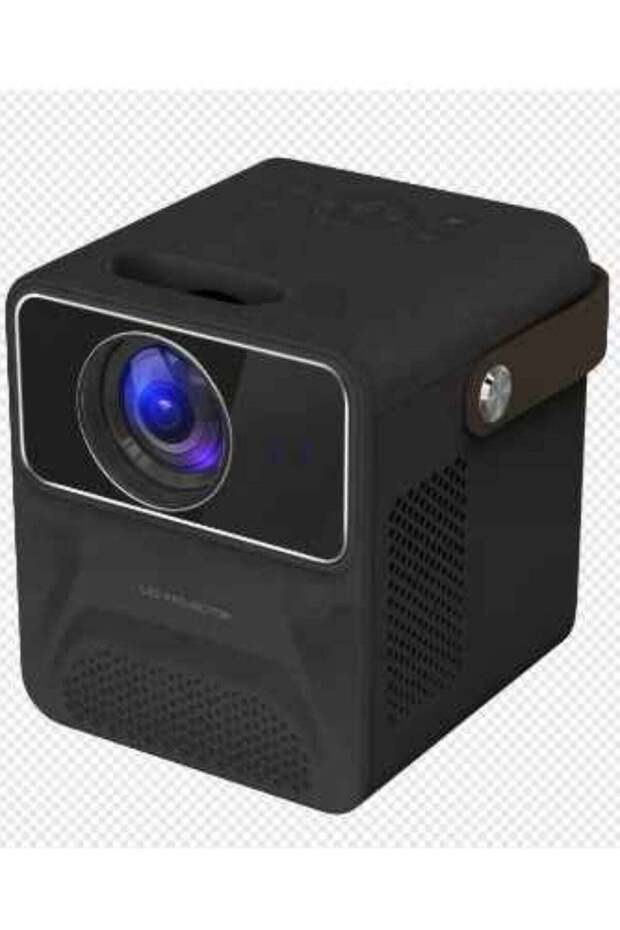 T5 1920 x 1080P Mini LED Portable Dual Frequency WiFi Android 9.0 Remote Electronic Focusing Projector
