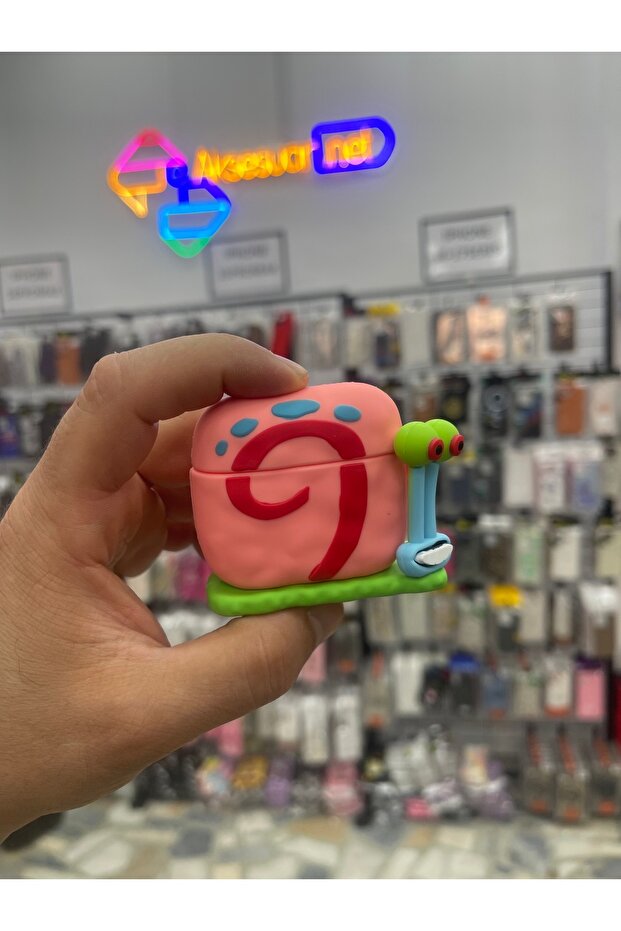 حافظة سيليكون لطيفة الشكل متوافقة مع Airpods الجيل الرابع