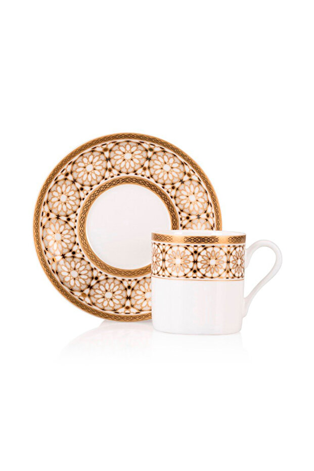Tile Porcelain Cup Set 2-Piece Cream, Cup