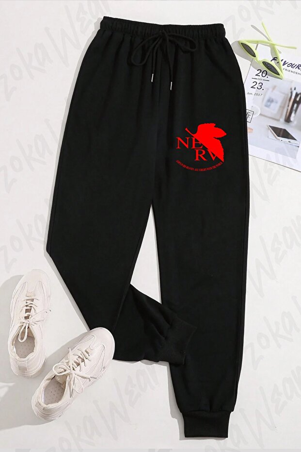 Unisex Neon Genesis Evangelion Nerve Printed Sweatpants