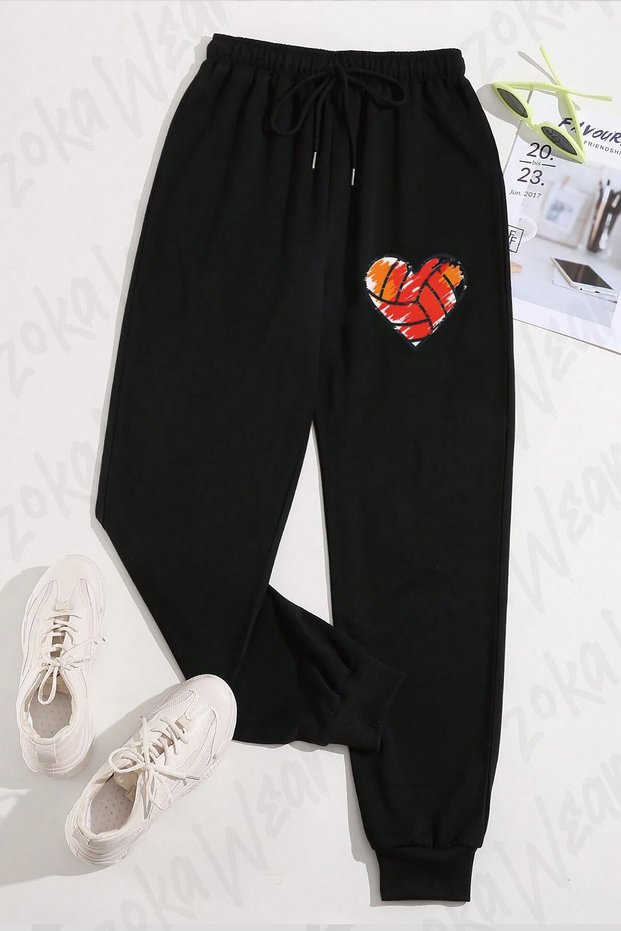 Unisex Volleyball Volleyball V6 Printed Sweatpants