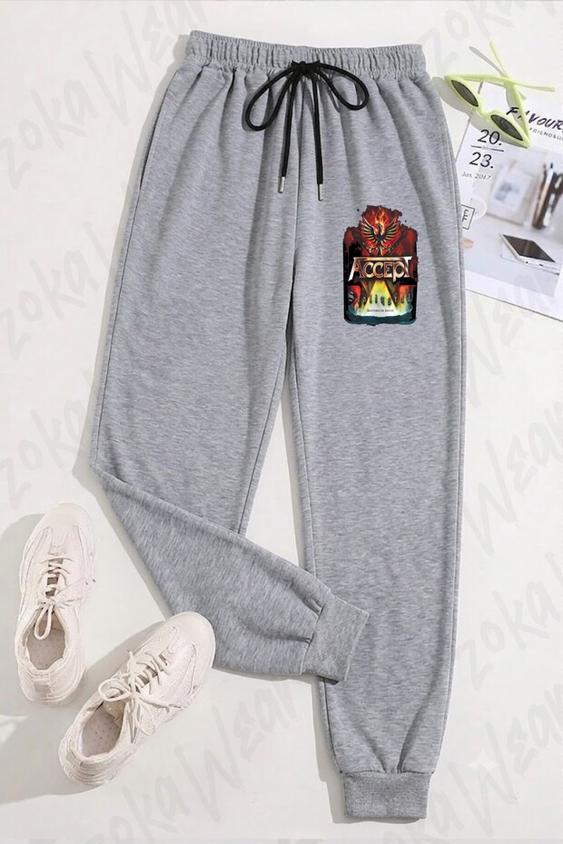 بنطلون رياضي مطبوع من Unisex Accept v2