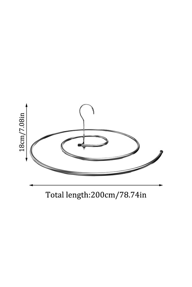 حامل ملابس دائري دوار متعدد الوظائف قابل للتمدد من الفضة لتجفيف أغطية السرير