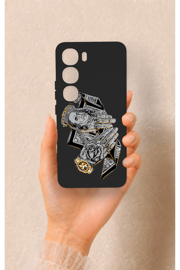 Vivo V40 Lite 5g Compatible Self Made Patterned Silicone Case