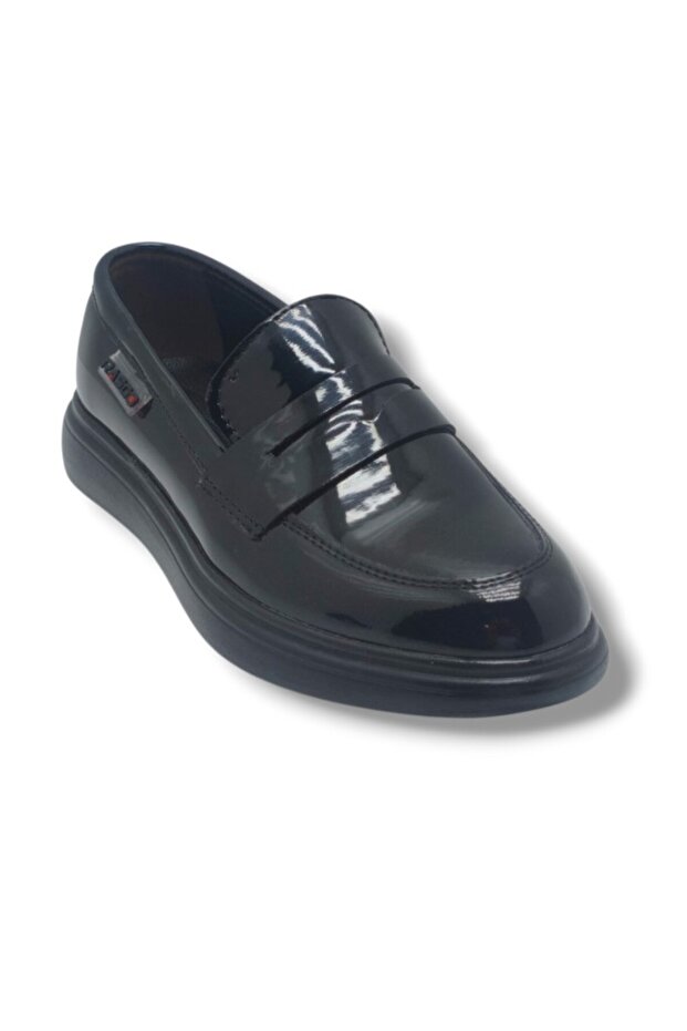 Rasgo 2346-26 Patent Leather Bowknot Anatomical Boys' Shoes 31-35
