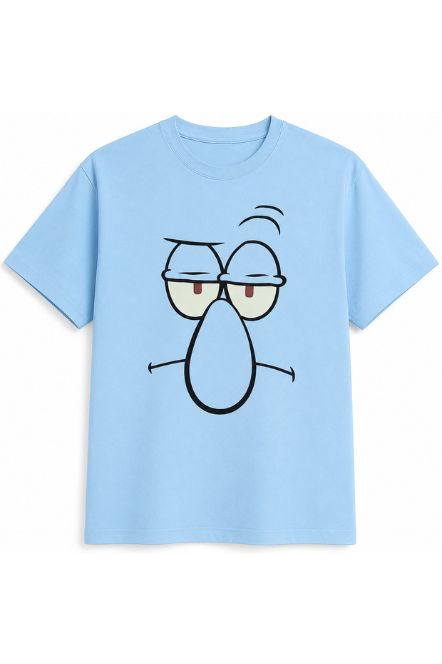 Unisex Oversize T-Shirt under the Sea Printed 100% Cotton T-Shirt Comfortable Fit