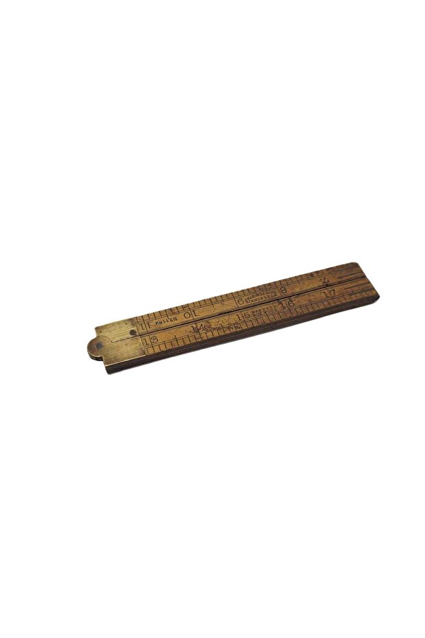 J.Rabone & Sons Antique Foldable Wooden Meter 23.5 Inch 006