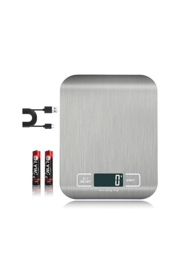 Kitchen Scale for Food, Smart Nutrition Calculator, High Precision, Bariatric, Baking, Cooking, Meal Prep, Portable, Auto-Off,
