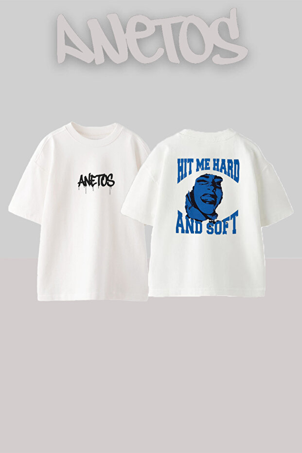 Billie Eilish_75 Design Printed Unisex Oversize White Tshirt
